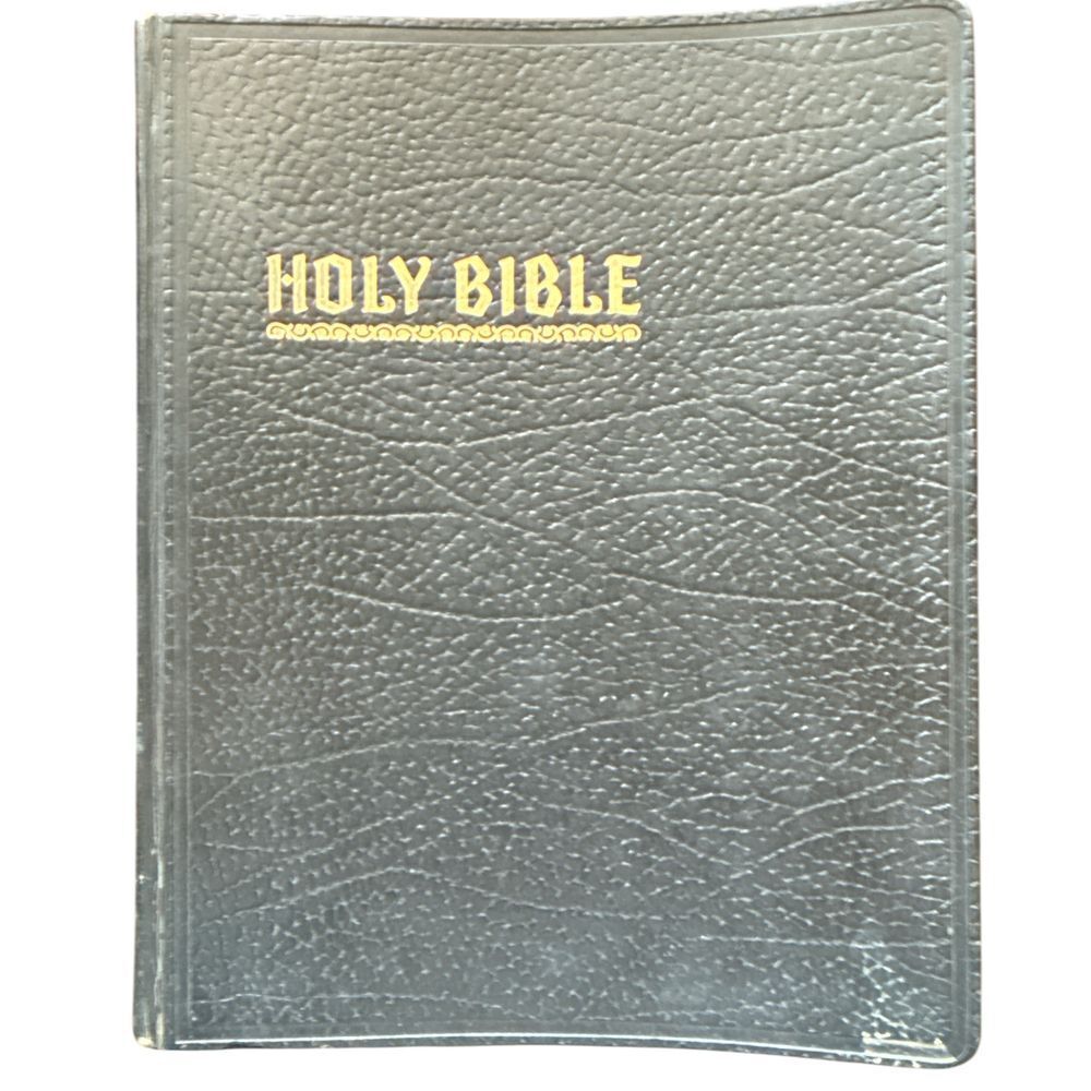 Hertel New Standard Reference Holy Bible‎ Blue Ribbon Edition Vintage 1957 Book